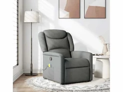 Online Sillón de salón | Silla | Sillón de masaje reclinable de tela gris oscuro SHL7928 Gris antracita