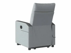 Sillón de salón | Silla | Sillón de masaje reclinable de pie de tela claro SHL4103