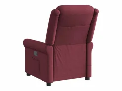 Clearance Sillón de salón | Silla | Sillón de masaje reclinable eléctrico tela tinto SHL7837 Sillón De Masaje