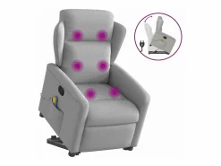Sillón de salón | Silla | Sillón de masaje reclinable de pie de tela nube SHL7347