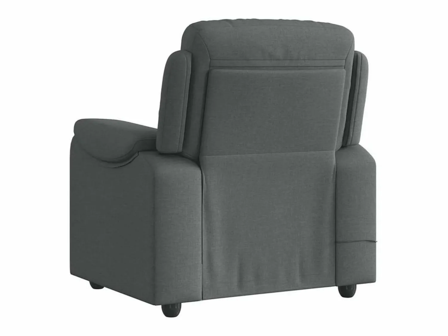 Sillón de salón | Silla | Sillón de masaje reclinable de tela gris oscuro SHL8546