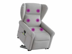 Sillón de salón | Silla | Sillón de masaje reclinable de pie de tela nube SHL6599