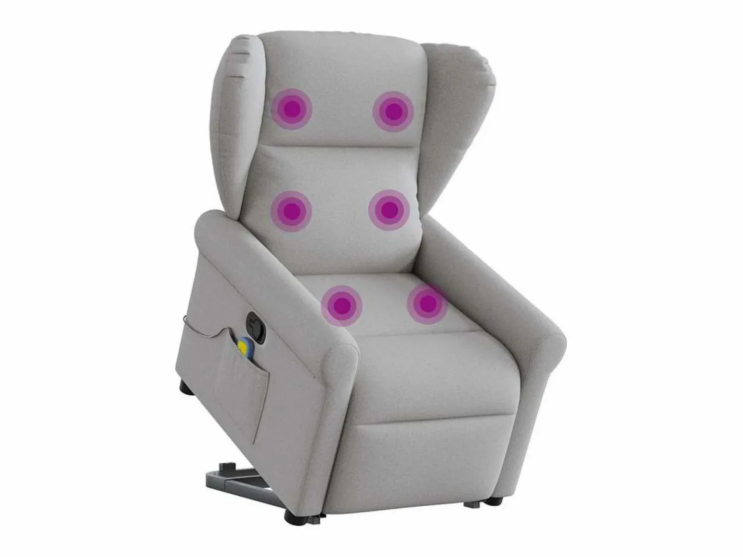 Sillón de salón | Silla | Sillón de masaje reclinable de pie de tela nube SHL6599