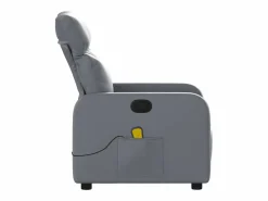 Sillón de salón | Silla | Sillón de masaje reclinable cuero sintético SHL9241 Gris
