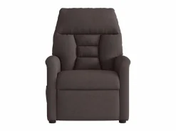 Sillón de salón | Silla | Sillón de masaje reclinable de tela marrón oscuro SHL7401