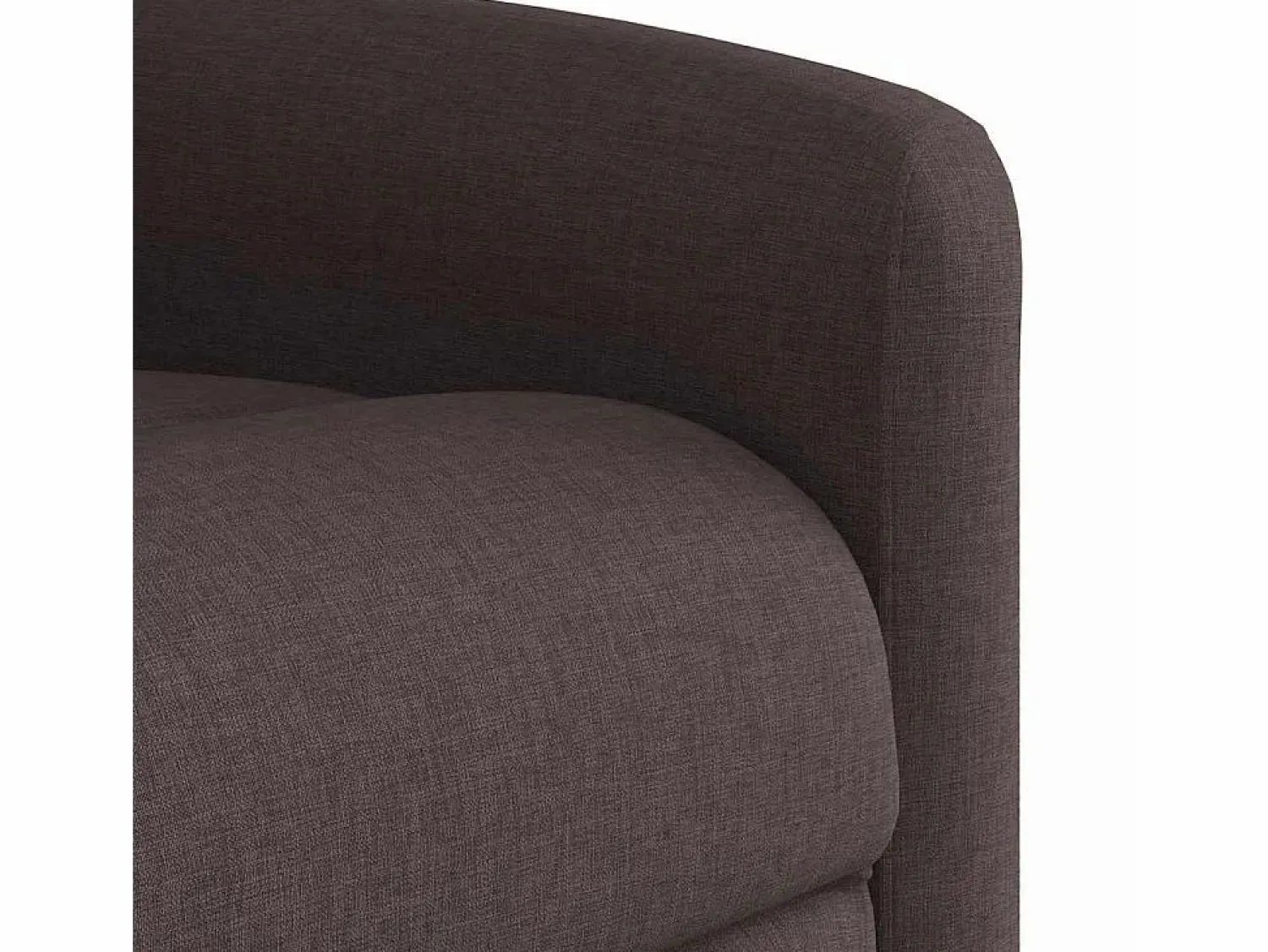 Sillón de salón | Silla | Sillón de masaje reclinable de tela marrón oscuro SHL7401