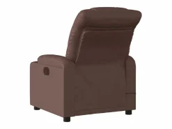 Best Sillón de salón | Silla | Sillón de masaje reclinable eléctrico cuero sintético marrón SHL5281 Sillón De Masaje