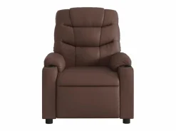 Best Sillón de salón | Silla | Sillón de masaje reclinable eléctrico cuero sintético marrón SHL5281 Sillón De Masaje
