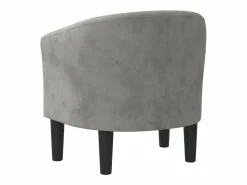 Best Sillón de salón | Silla de relax | Sillón de terciopelo claro SHL3525 Sillón Estilo Cabriolet