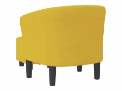 Clearance Sillón de salón | Silla de relax con taburete terciopelo SHL5298 Sillón Estilo Cabriolet