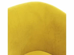 Clearance Sillón de salón | Silla de relax con taburete terciopelo SHL5298 Sillón Estilo Cabriolet