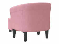Sillón de salón | Silla de relax con taburete terciopelo SHL8216