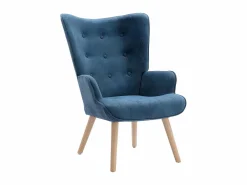 Hot Sillón de tela capitoné. Estilo escandinavo. VATELY Sillón|Sillón Escandinavo