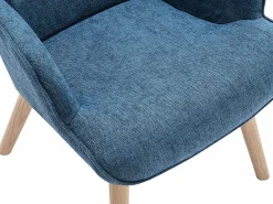 Hot Sillón de tela capitoné. Estilo escandinavo. VATELY Sillón|Sillón Escandinavo