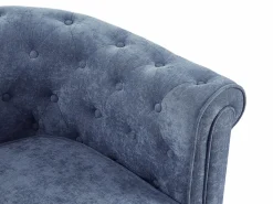 Discount Sillón de tela color forma mítica CHESTERFIELD Sillón