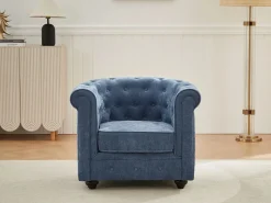 Discount Sillón de tela color forma mítica CHESTERFIELD Sillón