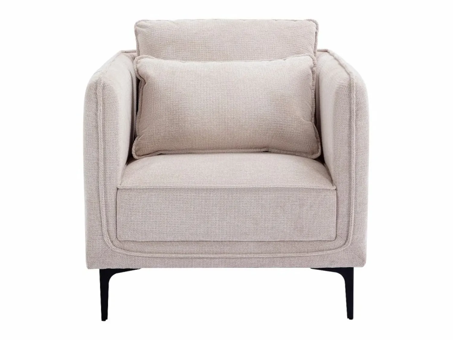 Clearance Sillón de tela color estilo contemporáneo TORMELDA Sillón