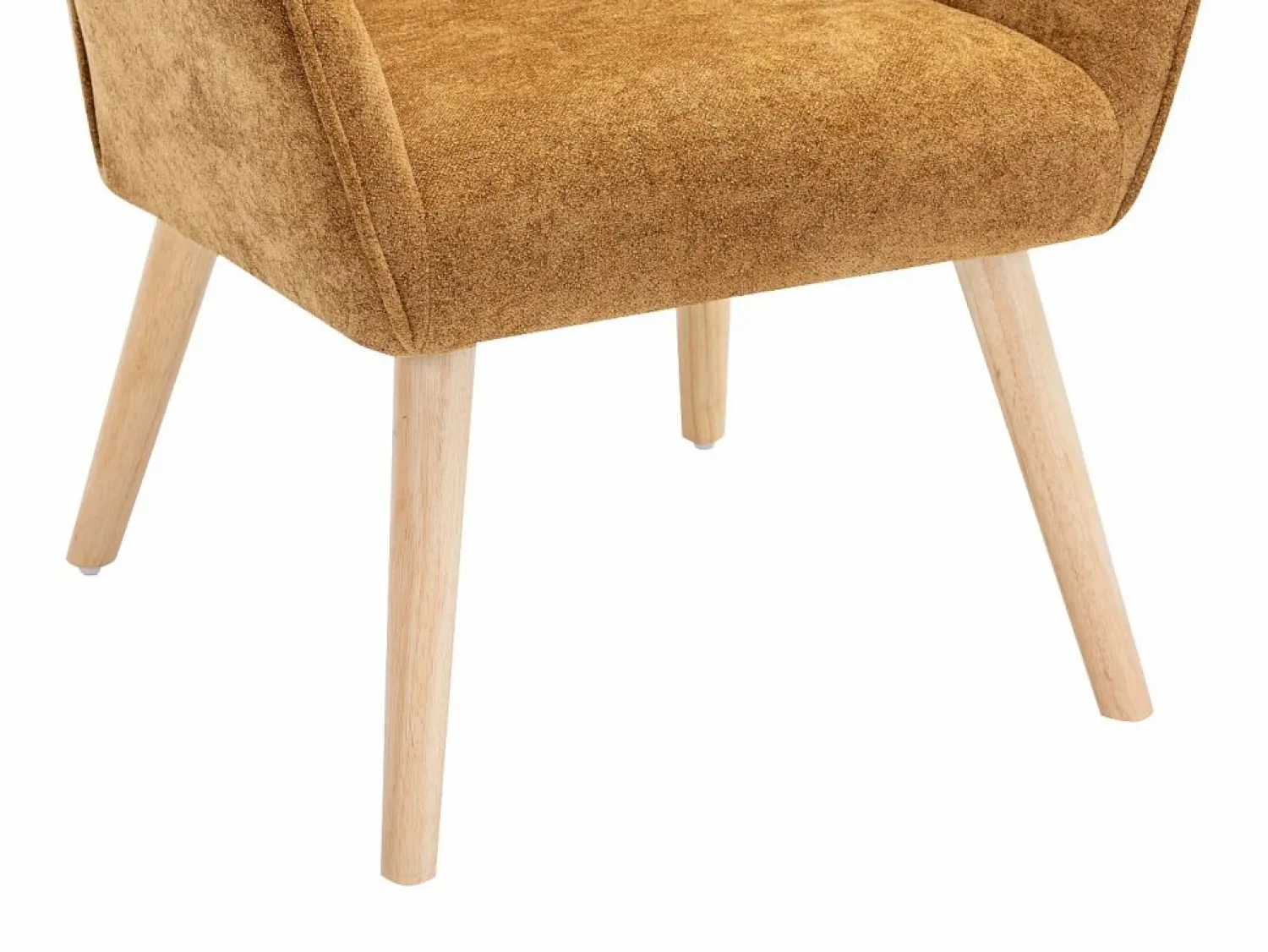 Sale Vente-unique Sillón de tela color lo. Estilo escandinavo. OSIMO Camel