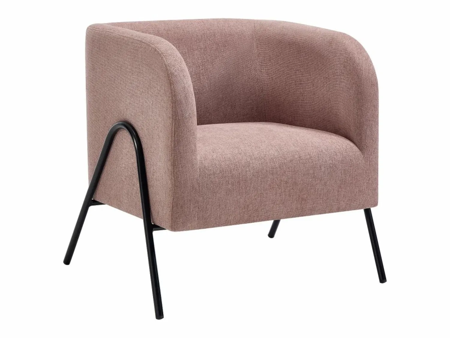 Outlet Sillón de tela color con patas de acero BLINODA Sillón