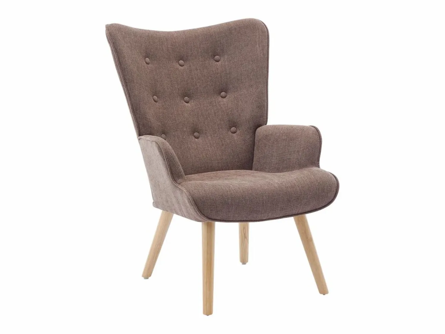 Discount Vente-unique Sillón de tela color , estilo escandinavo. VATELY Topo