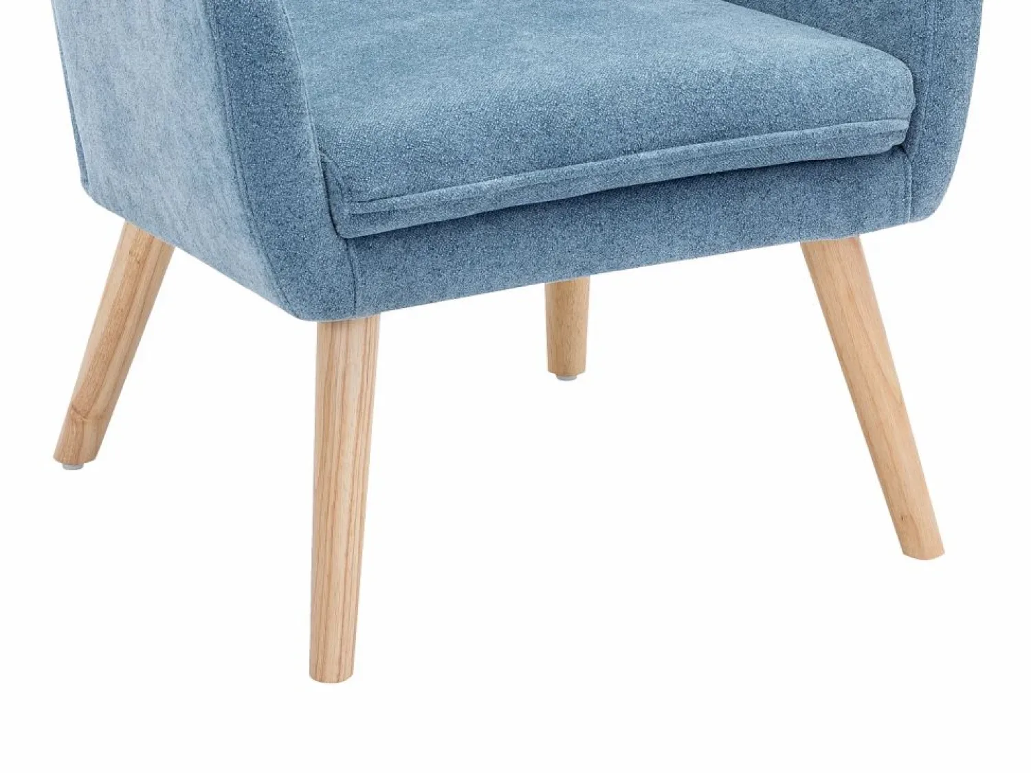 Vente-unique Sillón de tela de color . Estilo escandinavo. SERINO