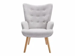 Vente-unique Sillón de tela de estilo escandinavo VATELY