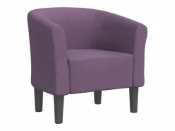 Outlet vidaxl Sillón de tela morado Violeta