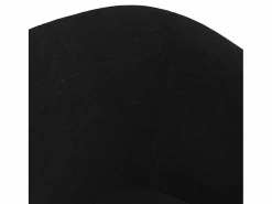 vidaxl Sillón de tela negra
