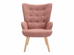 Discount Sillón de tela capitoné estilo escandinavo VATELY Sillón|Sillón Escandinavo