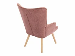 Discount Sillón de tela capitoné estilo escandinavo VATELY Sillón|Sillón Escandinavo