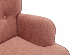 Discount Sillón de tela capitoné estilo escandinavo VATELY Sillón|Sillón Escandinavo
