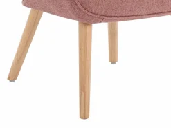 Discount Sillón de tela capitoné estilo escandinavo VATELY Sillón|Sillón Escandinavo