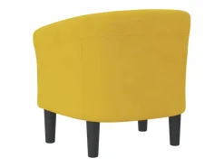 Outlet vidaxl Sillón de terciopelo Amarillo