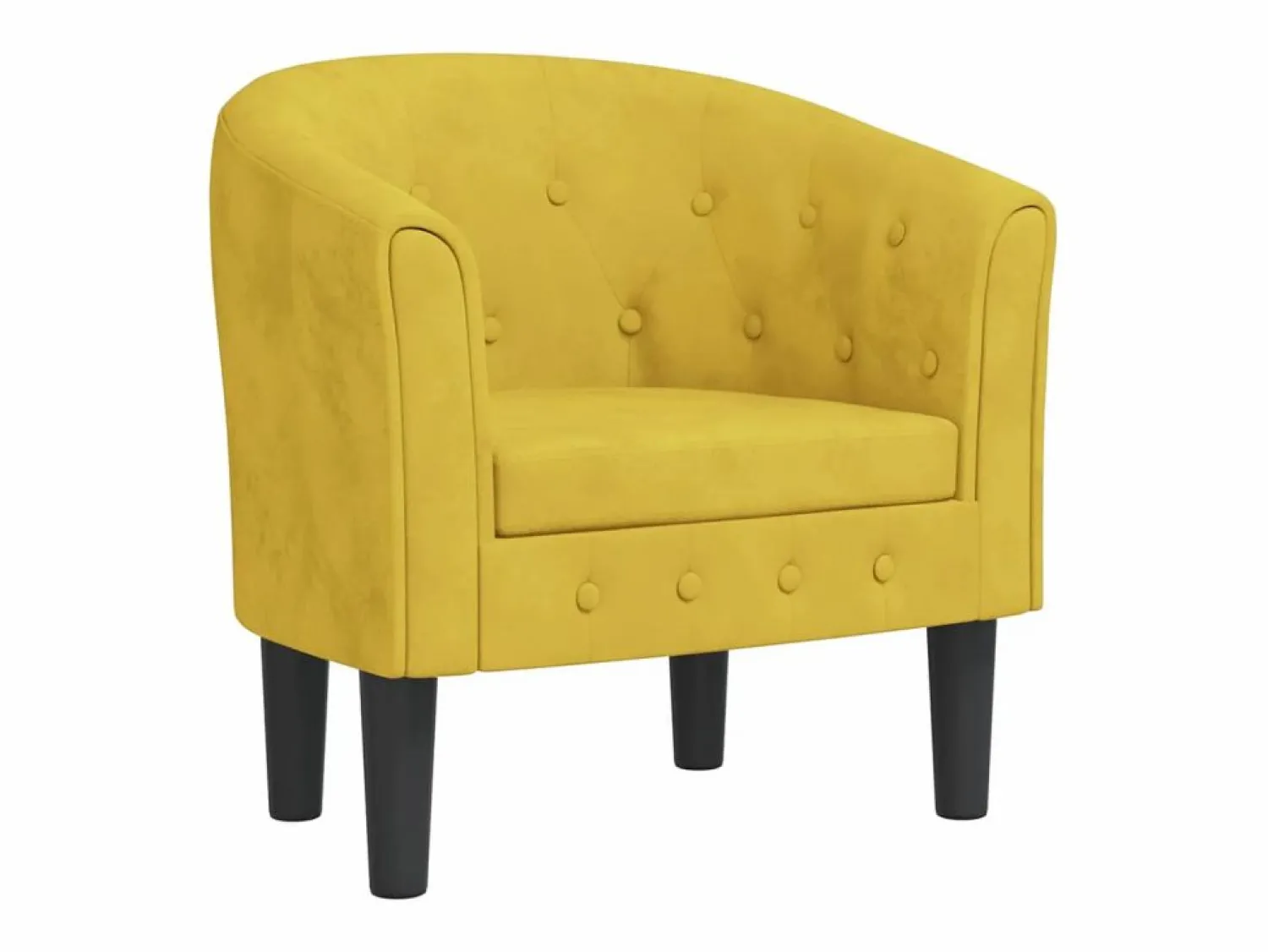 Clicnbuy Sillón de terciopelo