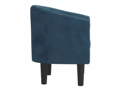 Online Sillón de terciopelo oscuro Sillón Estilo Cabriolet