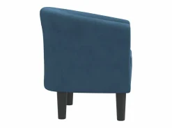New Clicnbuy Sillón de terciopelo oscuro Azul