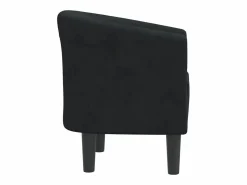 Clearance vidaxl Sillón de terciopelo Negro
