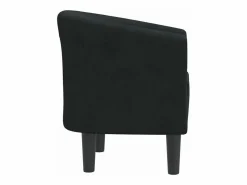Online Clicnbuy Sillón de terciopelo Negro