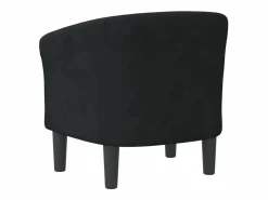 Online Clicnbuy Sillón de terciopelo Negro