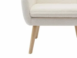 Sillón derecho de tela rizada estilo escandinavo SERINO Sillón|Sillón Escandinavo
