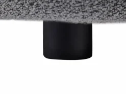 Outlet Vente-unique Sillón en tela bouclé BOVANA de Pascal Morabito Gris