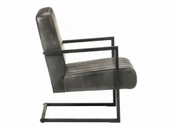 Online Sillón en voladizo cuero auténtico envejecido Sillón De Piel