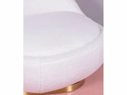 Nest Dream Sillón giratorio de diseño tapizado algodón - Corsica -