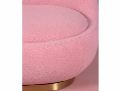 Nest Dream Sillón giratorio de diseño tapizado algodón - Corsica -