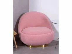 Nest Dream Sillón giratorio de diseño tapizado algodón - Corsica -