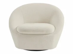 Best Sillón giratorio redondeado en tela de rizo LACARA Sillón