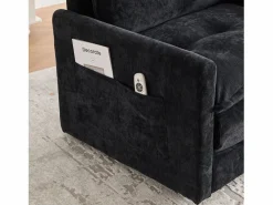 Sillón giratorio XXL (92x74x67 cm) - Rotación 360° - Bolsillo lateral - Capacidad 300 kg