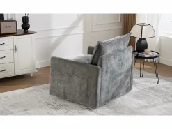 Sillón giratorio XXL (92x74x67 cm) - Rotación 360° - Bolsillo lateral - Capacidad 300 kg
