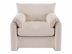 Hot ModernLuxe Sillón individual de chenilla - Beige
