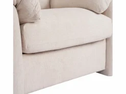 Hot ModernLuxe Sillón individual de chenilla - Beige